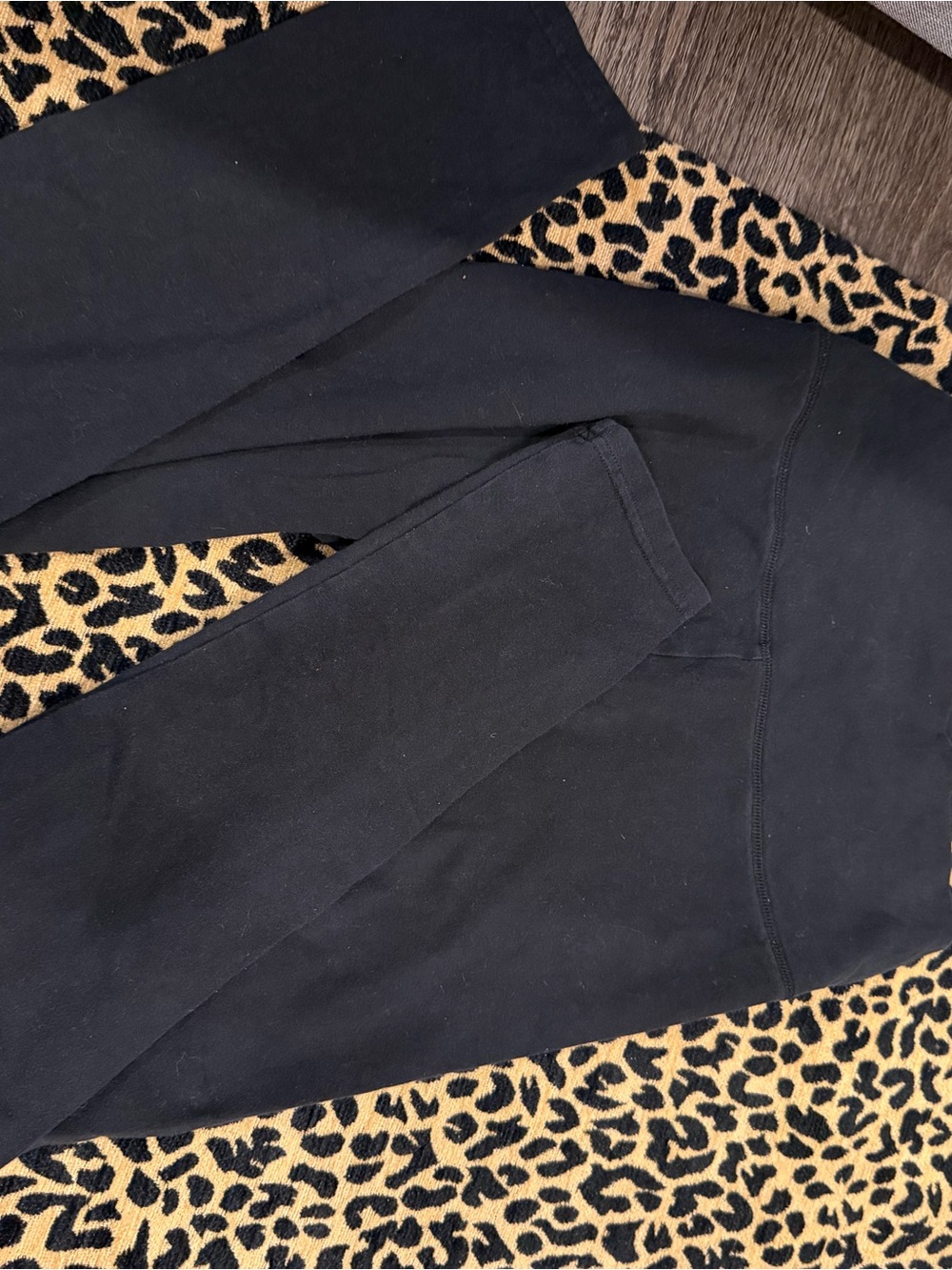 aerie Black Long Sleeve Crew Top